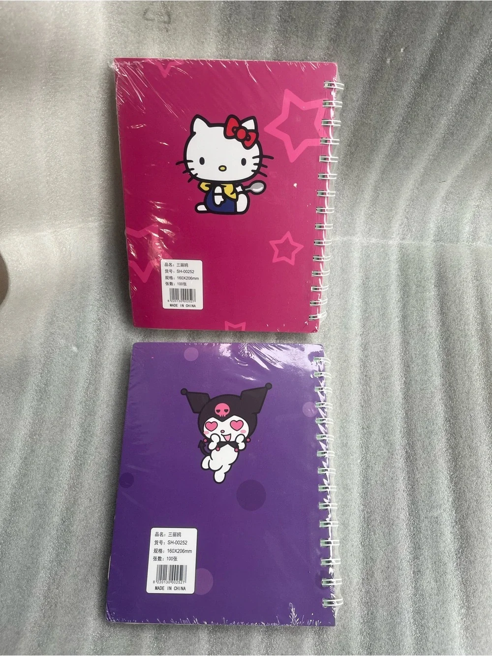 Hello Kitty and Kuromi Notebooks